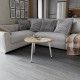 Стол журнальный круглый OPTIMA 1 ноги на конус Ferrum-decor 450x670x670 Белый металл ДСП Дуб Евок Прибрежный 16 мм (FRD-107538) - фото 2
