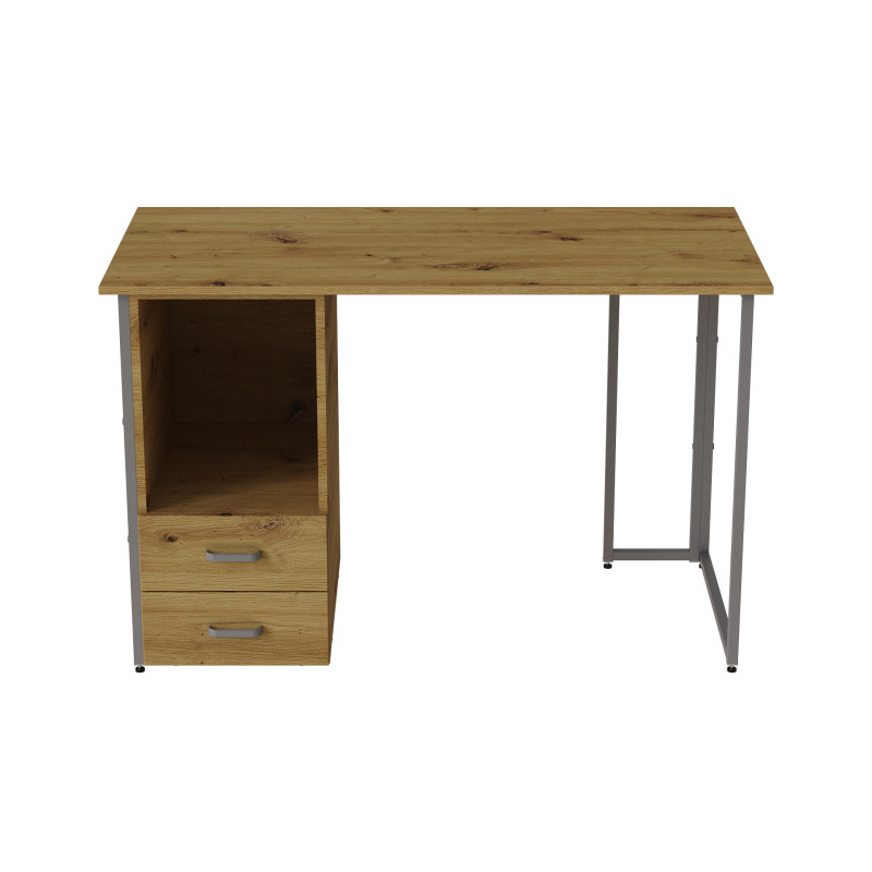 Компьютерный стол Ferrum-decor Отто 75x120x70 серый ДСП Дуб Артизан 16мм (FRD-107008)
