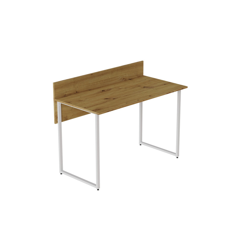 Компьютерный стол Ferrum-decor Скай 75x120x70 белый ДСП Дуб Артизан 16мм (FRD-106978)