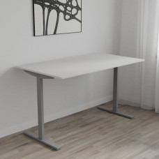 Стол письменный Space Ferrum-decor 750x1200x700 Серый металл ДСП Белый 16 мм (FRD-107938)