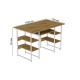 Компьютерный стол Ferrum-decor Тим 75x140x70 белый ДСП Дуб Артизан 32мм (FRD-106958) - фото 6