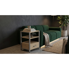Тумба універсальна Ferrum-decor Вів'єн 1/1 50x41x40 сірий ДСП Дуб Кремона Торро 16 мм (FRD-107818)
