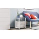 Тумба універсальна Ferrum-decor Вів'єн 2/2 50x41x40 білий ДСП Бетон 16 мм (FRD-106928) - фото 1