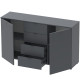 Комод в спальню Doros Рон 5 140х38х81 см Графит (DRS-011301) - фото 5