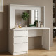 Туалетний столик із дзеркалом LION Місс 110х50х145 см Бетон Style (LION-045455) - фото 1