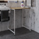 Стеллаж полка Бафрум 401 Ferrum-decor для стиральной машины 90x70,5x60,5 Белый металл ДСП Дуб Евок Прибрежный 16 мм (FRD-107579) - фото 4