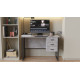 Компьютерный стол Ferrum-decor Гарри 75x120x70 черный ДСП Бетон 32мм (FRD-107309) - фото 2