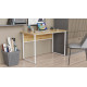 Компьютерный стол Ferrum-decor Коди 75x140x70 белый ДСП Дуб Артизан 16мм (FRD-107199) - фото 2