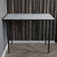 Універсальний стіл Prime Ferrum-decor 750x1400x600 Чорний метал ДСП Бетон 16 мм (FRD-107649) - фото 4