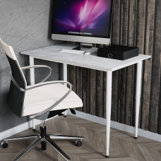 Універсальний стіл Prime Ferrum-decor 750x1000x700 Білий метал ДСП Бетон 16 мм (FRD-107719)