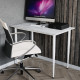 Універсальний стіл Prime Ferrum-decor 750x1000x600 Білий метал ДСП Бетон 16 мм (FRD-107689) - фото 3