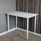 Універсальний стіл Prime Ferrum-decor 750x1000x600 Білий метал ДСП Бетон 16 мм (FRD-107689) - фото 2