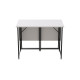 Стол-книжка трансформер Морис 2 Ferrum-decor 750x1000x1100 Черный металл ДСП Белый 16 мм (FRD-107319) - фото 5