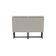 Стол-книжка трансформер Морис 2 Ferrum-decor 750x1000x1100 Черный металл ДСП Белый 16 мм (FRD-107319) - фото 4