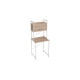 Стеллаж полка Бафрум 404 Ferrum-decor для стиральной машины 178x70,5x60,5 Белый металл ДСП Дуб Сан-Марино 16 мм (FRD-107389) - фото 5
