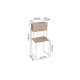 Стеллаж полка Бафрум 404 Ferrum-decor для стиральной машины 178x70,5x60,5 Белый металл ДСП Дуб Сан-Марино 16 мм (FRD-107389) - фото 6