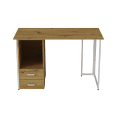Компьютерный стол Ferrum-decor Отто 75x100x60 белый ДСП Дуб Артизан 32мм (FRD-106999)