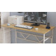 Компьютерный стол Ferrum-decor Раян 75x140x70 белый ДСП Дуб Артизан 32мм (FRD-107089) - фото 1