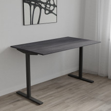 Стол письменный Space Ferrum-decor 750x1000x600 Черный металл ДСП Каштан Арвадонна 16 мм (FRD-107829)