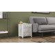 Тумба універсальна Ferrum-decor Вів'єн 3 50x41x40 білий ДСП Бетон 16 мм (FRD-106929) - фото 1