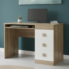 Стіл письмовий Еверест Соната дуб сонома/білий (EVR-2174)