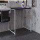 Стеллаж полка Бафрум 401 Ferrum-decor для стиральной машины 90x70,5x60,5 Белый металл ДСП Каштан Арвадонна 16 мм (FRD-107580) - фото 1