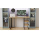 Компьютерный стол Ferrum-decor Кевин 75x120x60 черный ДСП Дуб Артизан 16мм (FRD-107220) - фото 2