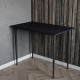 Універсальний стіл Prime Ferrum-decor 750x1000x600 Чорний метал ДСП Каштан Арвадонна 16 мм (FRD-107630) - фото 1