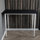Універсальний стіл Prime Ferrum-decor 750x1400x700 Білий метал ДСП Каштан Арвадонна 16 мм (FRD-107740) - фото 3