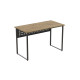 Компьютерный стол Ferrum-decor Майк 75x120x70 черный ДСП Дуб Артизан 32мм (FRD-107120) - фото 4