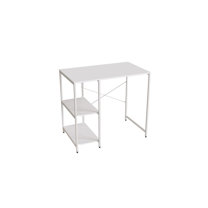 Стеллаж полка Бафрум 405 Ferrum-decor для стиральной машины 90x101x60,5 Белый металл ДСП Белый 16 мм (FRD-107400)