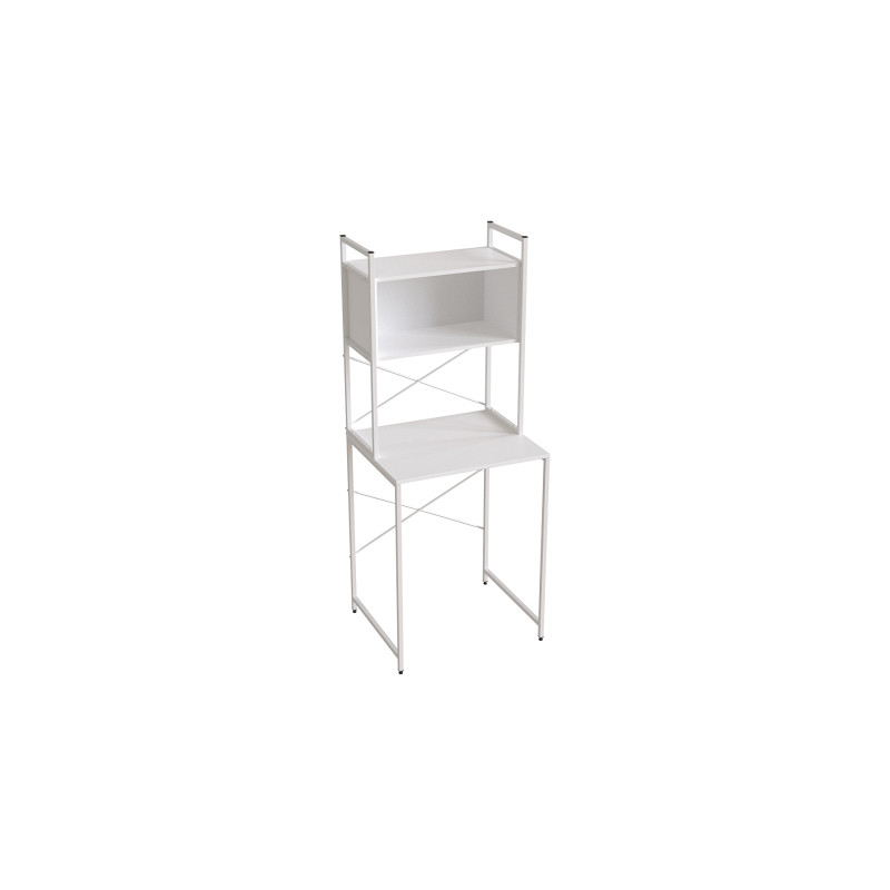 Стеллаж полка Бафрум 403 Ferrum-decor для стиральной машины 178x70,5x60,5 Белый металл ДСП Белый 16 мм (FRD-107380)