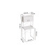 Стеллаж полка Бафрум 404 Ferrum-decor для стиральной машины 178x70,5x60,5 Белый металл ДСП Белый 16 мм (FRD-107390) - фото 7