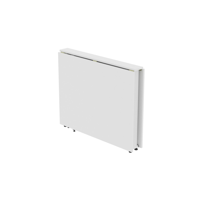 Стол обеденный трансформер книжка Орион Pro Ferrum-decor 75x152x90 Белый металл ДСП Белый 16 мм (FRD-107410)