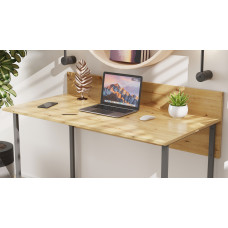 Компьютерный стол Ferrum-decor Скай 75x100x70 серый ДСП Дуб Артизан 16мм (FRD-106970)