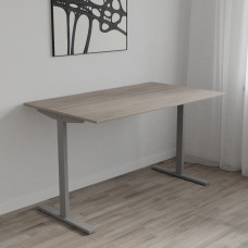 Стол письменный Space Ferrum-decor 750x1000x600 Серый металл ДСП Дуб Кремона Канолло 16 мм (FRD-107840)