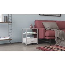 Тумба універсальна Ferrum-decor Вів'єн 1/1 50x41x40 сірий ДСП Бетон 16 мм (FRD-106930)
