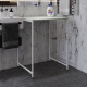 Стеллаж полка Бафрум 401 Ferrum-decor для стиральной машины 90x70,5x60,5 Белый металл ДСП Кашемир 16 мм (FRD-107581) - фото 3