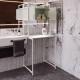 Стеллаж полка Бафрум 404 Ferrum-decor для стиральной машины 178x70,5x60,5 Белый металл Кашемир 16 мм (FRD-107611) - фото 4