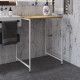 Стеллаж полка Бафрум 401 Ferrum-decor для стиральной машины 90x70,5x60,5 Белый металл ДСП Дуб Артизан 16 мм (FRD-107361) - фото 2