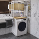 Стеллаж полка Бафрум 404 Ferrum-decor для стиральной машины 178x70,5x60,5 Белый металл ДСП Дуб Артизан 16 мм (FRD-107391) - фото 10