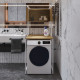 Стеллаж полка Бафрум 404 Ferrum-decor для стиральной машины 178x70,5x60,5 Белый металл ДСП Дуб Артизан 16 мм (FRD-107391) - фото 3