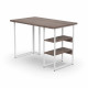 Стол письменный Кевин Ferrum-decor 75x100x70 Белый металл ДСП Дуб Кремона Канолло 32 мм (FRD-108031) - фото 5