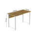Компьютерный стол Ferrum-decor Курт 75x120x70 белый ДСП Дуб Артизан 16мм (FRD-107151) - фото 6