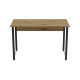 Компьютерный стол Ferrum-decor Курт 75x140x60 черный ДСП Дуб Артизан 16мм (FRD-107161) - фото 4