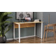 Компьютерный стол Ferrum-decor Курт 75x120x70 белый ДСП Дуб Артизан 16мм (FRD-107151) - фото 3
