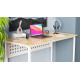 Компьютерный стол Ferrum-decor Майк 75x140x60 белый ДСП Дуб Артизан 16мм (FRD-107121) - фото 1
