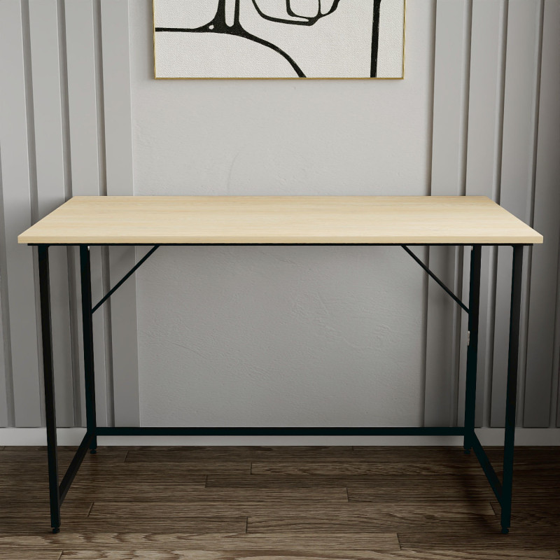 Розкладний стіл Моріс Ferrum-decor 750x900x500 Чорний метал ДСП Дуб Кремона Торро 16 мм (FRD-107501)