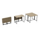 Стол-книжка трансформер Морис 2 Ferrum-decor 750x1000x1100 Черный металл ДСП Дуб Сонома 16 мм (FRD-107321) - фото 1