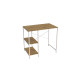 Стеллаж полка Бафрум 405 Ferrum-decor для стиральной машины 90x101x60,5 Белый металл ДСП Дуб Артизан 16 мм (FRD-107401) - фото 4